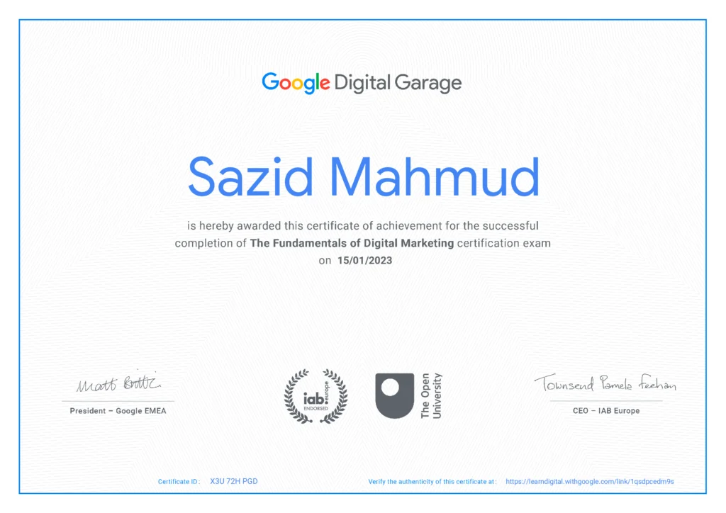 Google digital Garage